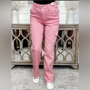 Judy Blue Pink Straight Leg Pants Size 11/30